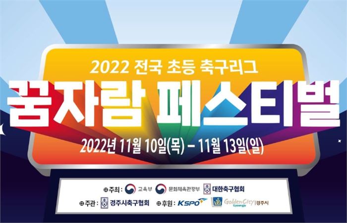 2022 전국 초등축구 왕중왕전 포스터